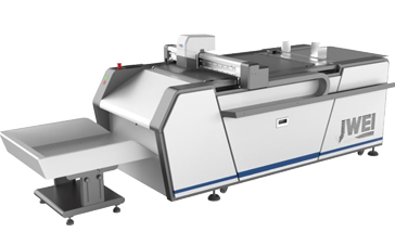 JWEI LST03II-0806-RM, a highly efficient flat bed die cutting machine developed for short-run packaging production and custom label finishing