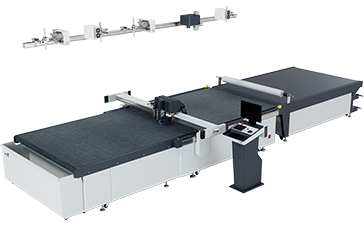JWEI TBP05-2218-RQ, a highly agile digital fabric cutting machine custom-built for small-batch garment production and high-end bespoke tailoring.