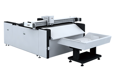 JWEI LST03II-0912-RM, a high-efficiency automatic flatbed cutting plotter designed for the modern print-and-cut industry