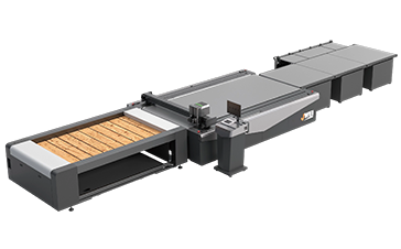 JWEI SL1632 Auto Workflow, an advanced automated digital cutting system engineered for high-volume industrial production