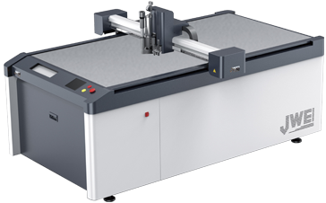 JWEI RC03III-1512, a heavy-duty digital garment template cutting machine engineered for high-precision apparel manufacturing