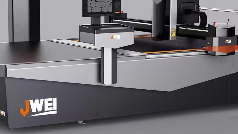 The JWEI MI90 is a highly efficient, intelligent high-ply cutting system specifically engineered for the textile, garment, and automotive interior industries.